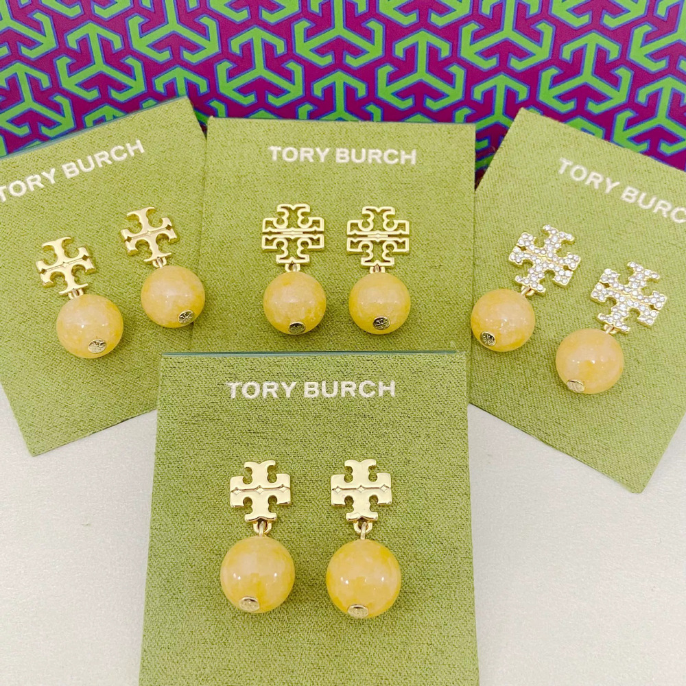 Tory Burch Alphabet Earrings